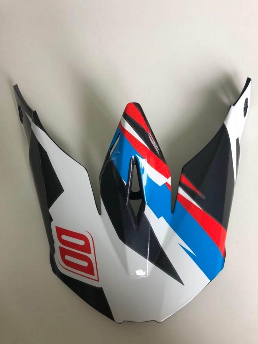 Shot Racing Części Daszek Peak Do Kasku Furious Score Black/Blue/Red Kolor