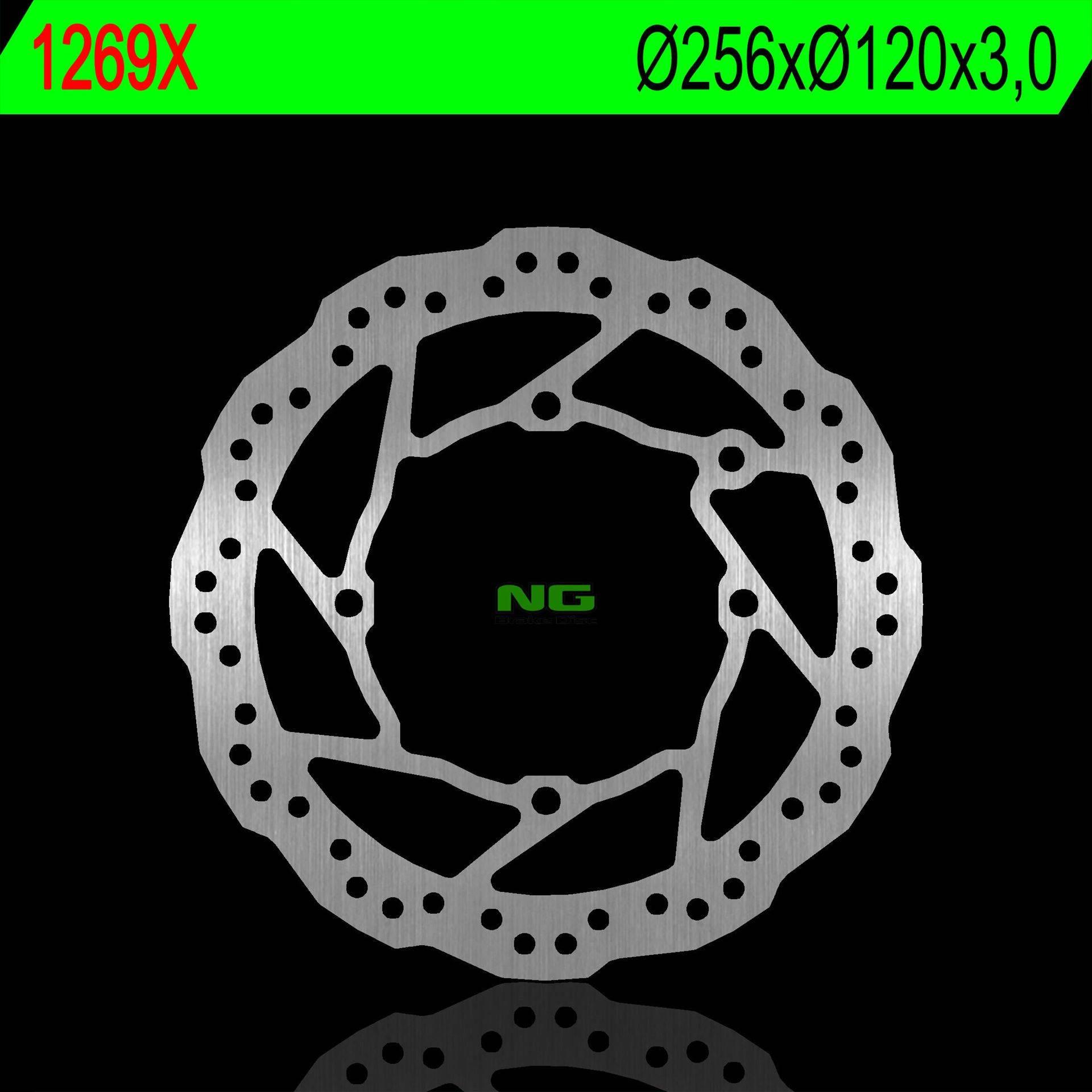 Ng Tarcza Hamulcowa Przód Sherco 125/250/300/450 14-18 256X120X3,0Mm 4X10,5