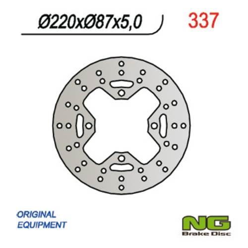 Ng Tarcza Hamulcowa Tył Cagiva Raptor 650/1000 220X87X5 4X10,5Mm