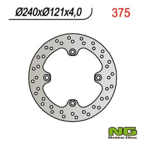 Ng Tarcza Hamulcowa Tył Honda Cr 125 '98-'01, Cr 250 '97-'01 240X121X4