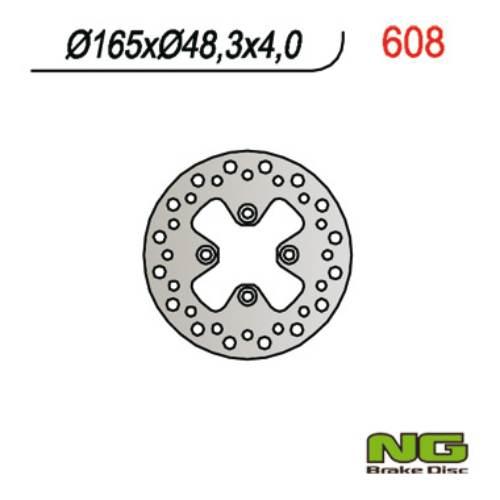 Ng Tarcza Hamulcowa Przód Can-Am Bombardier Ds 650 00-06 165X48X4