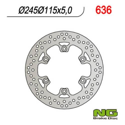Ng Tarcza Hamulcowa Tył Yamaha Fzs/ Fzr/ Xj600/ Xt660/Yzf 600 Thundercat 24