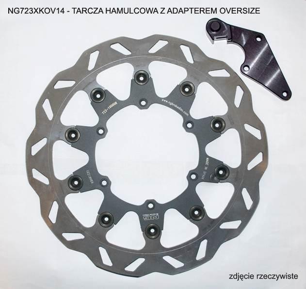 Ng Tarcza Hamulcowa Przód Z Adapterem Oversize 320X118X5 Yamaha Yzf 450 '08