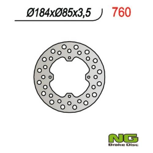 Ng Tarcza Hamulcowa Tył Kawasaki, Suzuki Rm 80/85 86-04 184X85X3,5