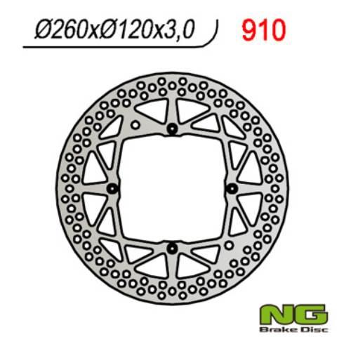 Ng Tarcza Hamulcowa Przód Husqvarna Wr/Cr/Te/Tc 125/250 '00-13 260X120X3