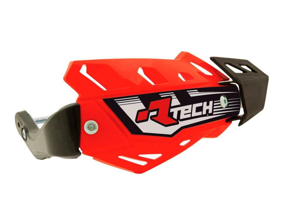 Racetech Rtech Osłony Rąk Handbary Flx Atv/Quad Kolor Czerwony Z 3 Rodzajam