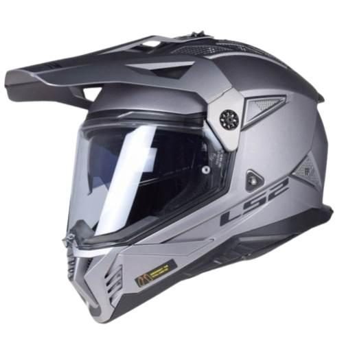 Kask Ls2 Mx702 Pioneer Ii Matt Titan-06 M