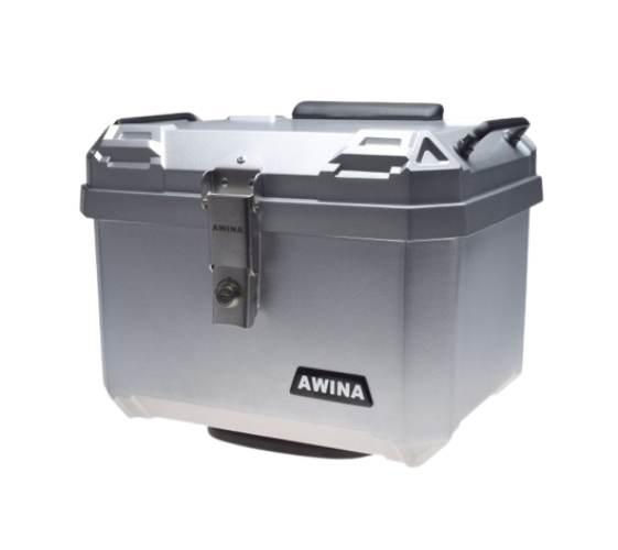 Kufer Awina 45L 43.5 × 38 × 34 Srebrny Nowość !!!!