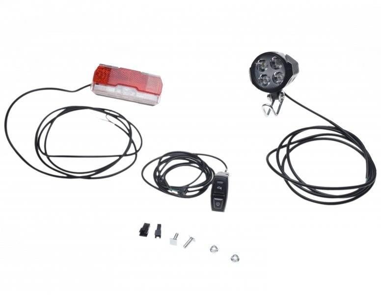 Lampa Przód I Tył Do Hulajnoga E-Bike 12-60V