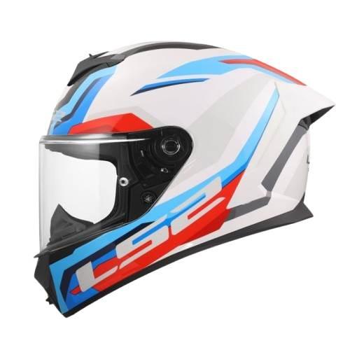 Kask Ls2 Ff820 Rapid Iii Hyper White Blue Red 3Xl