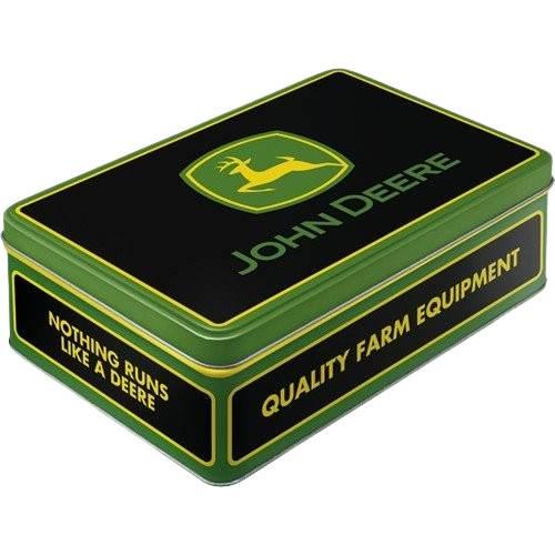 Puszka Płaska John Deere Farm Equipment Logo 30774