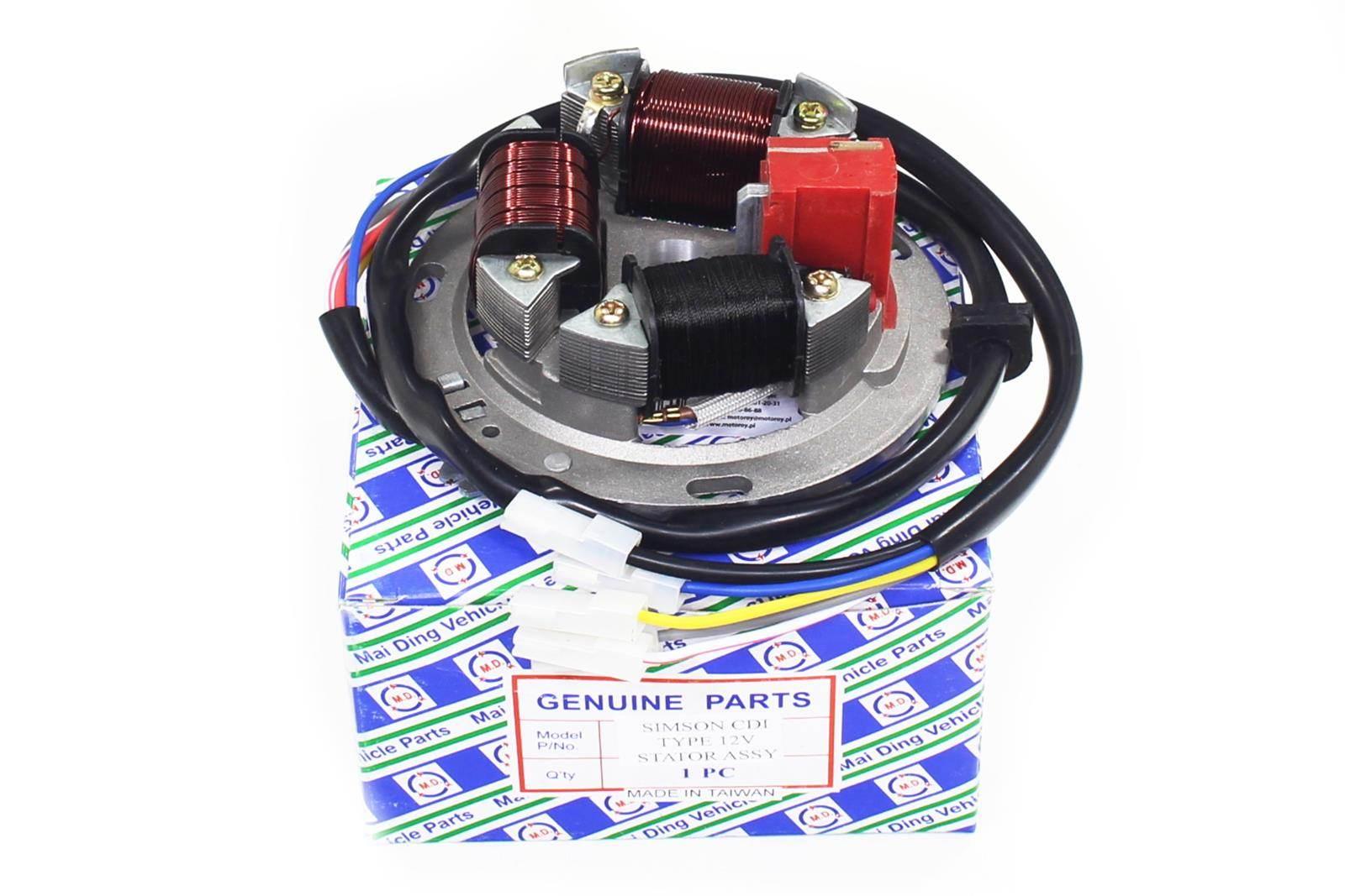 Aparat Zapłonowy Stator Simson 12V S51 S70 Elektronik Twn