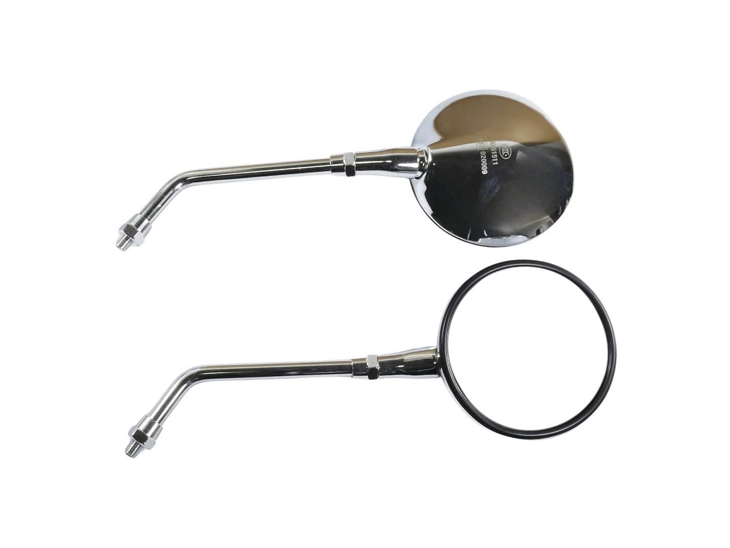 Lusterka M10 Qy-174 Chrom Chopper Motorower Street