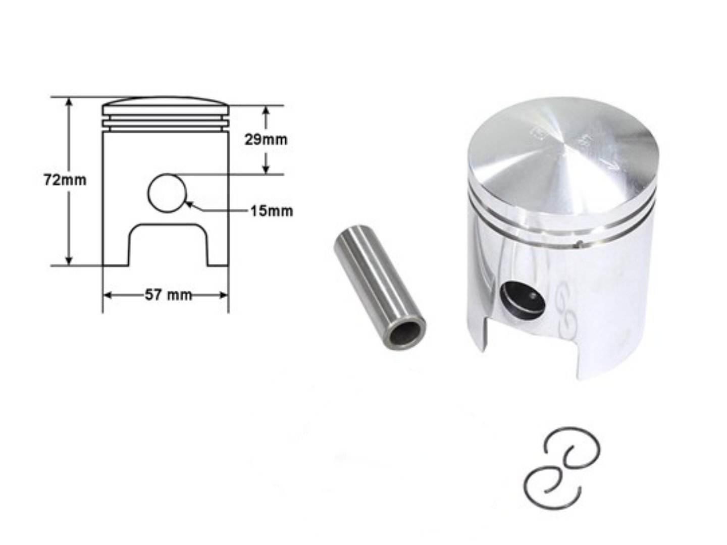 Tłok Mz Etz 150 57,00Mm 2 Szlif Std