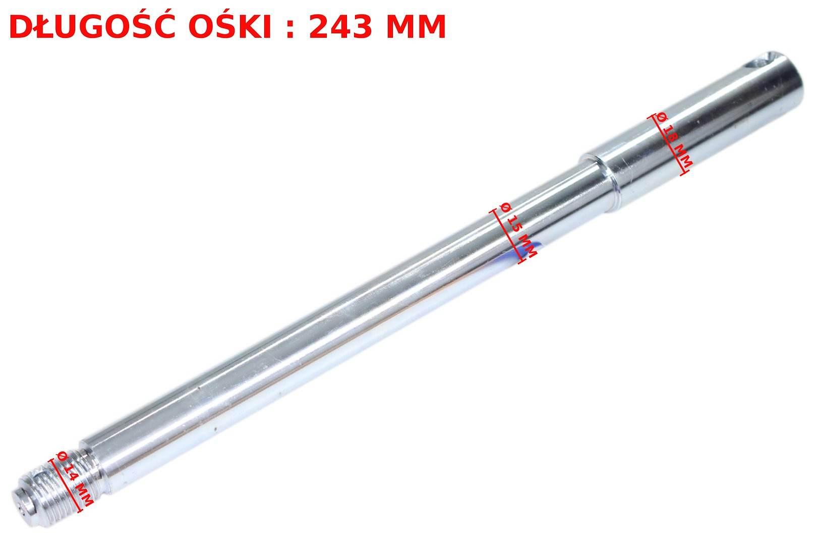 Ośka Koła Przód Jawa 350 Ts Cz 175 350