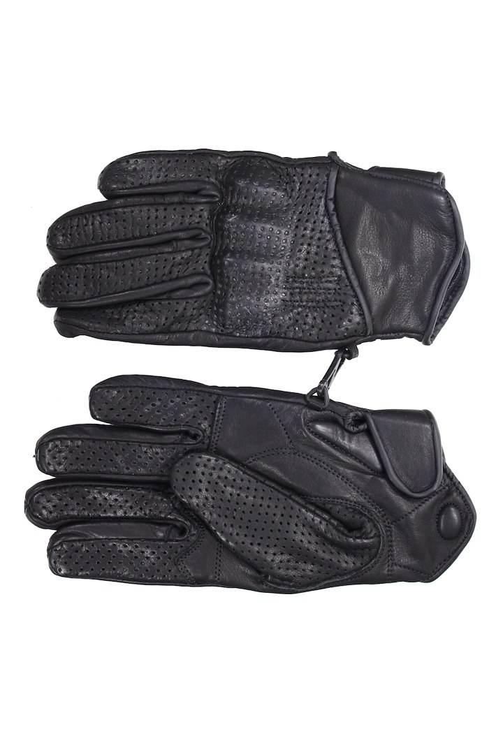 Rękawiczki Zah-2000 Black Skóra S