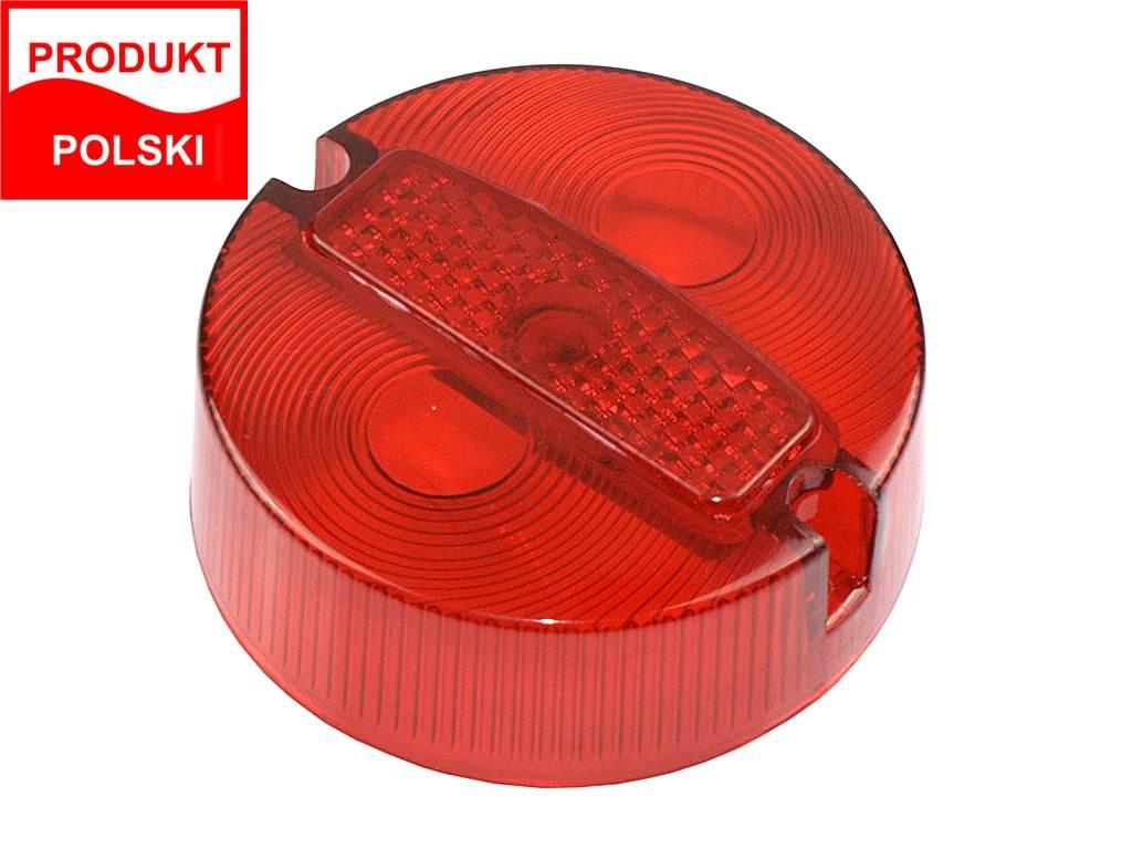 Klosz Lampy Tył Mz Ts / Simson Okrągły Czerwony