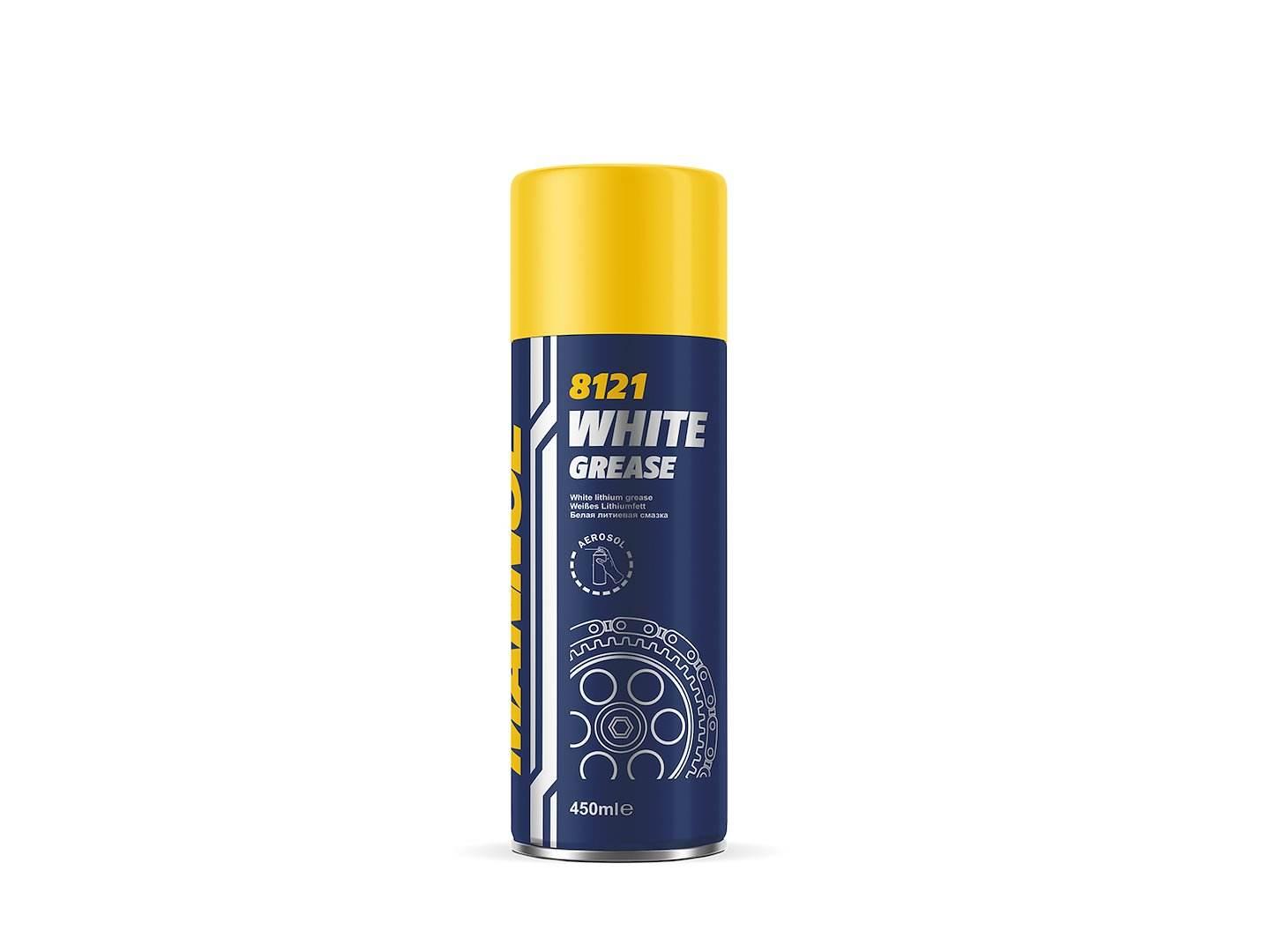 Smar Do Łańcucha Mannol White Spray 450Ml 8121