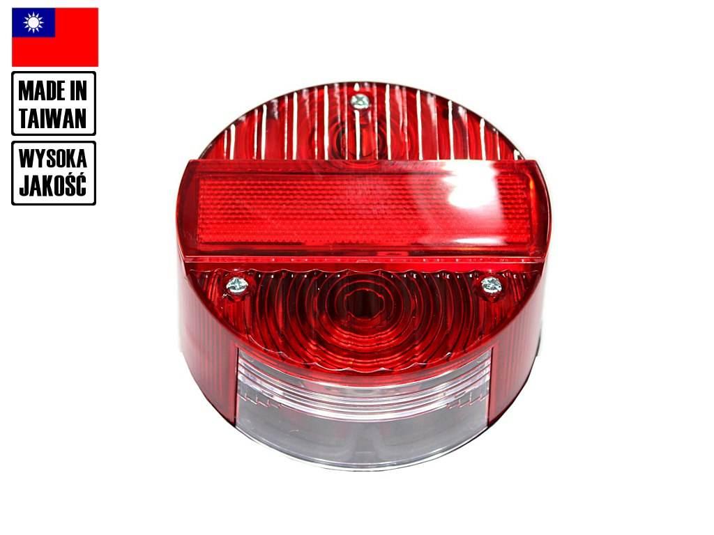 Lampa Tył Simson Mz Okrągła Czerwona Taiwan