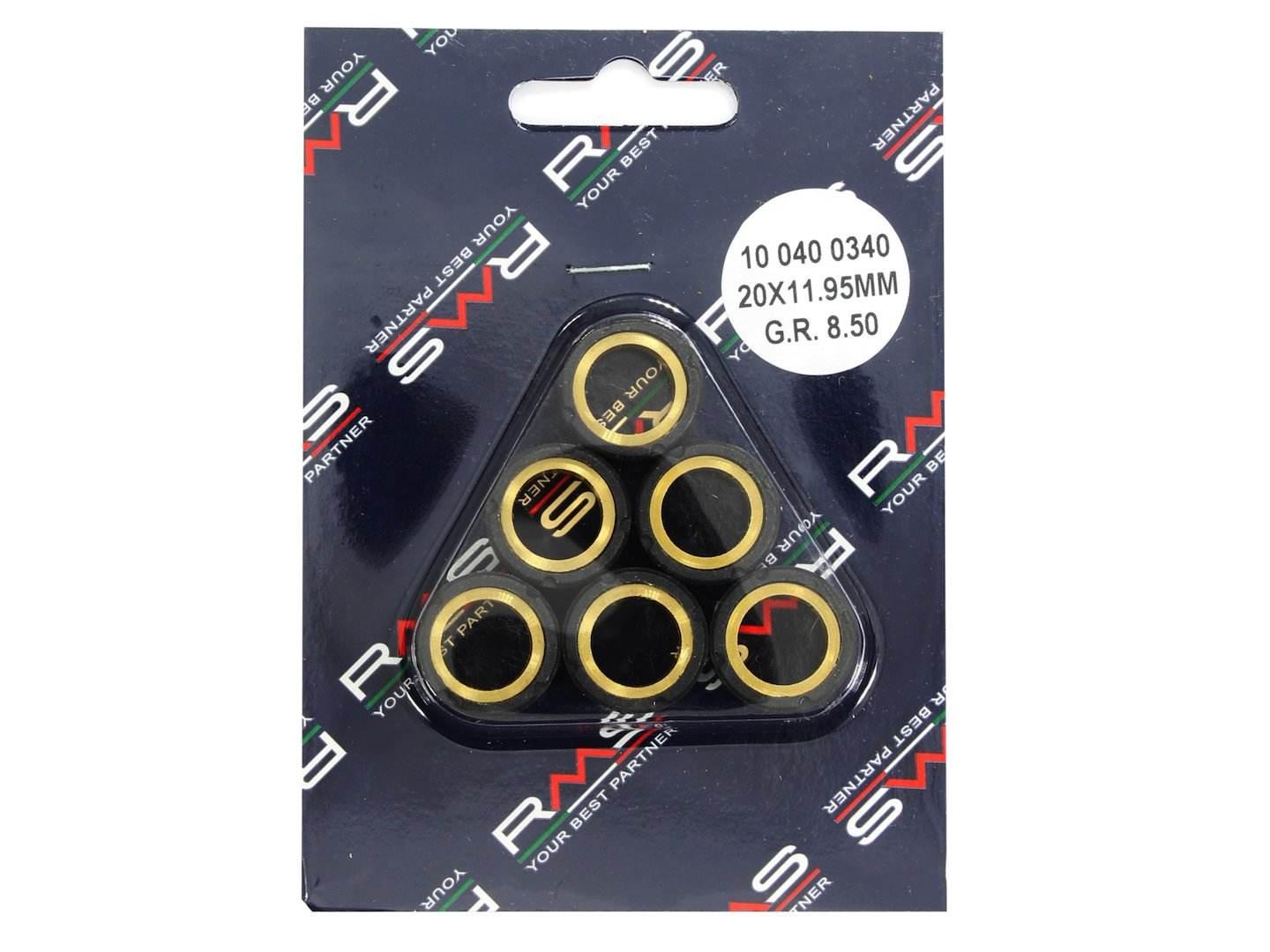 Rolki Wariatora 20X12Mm 8,5Gr Malaguti Mbk Rms