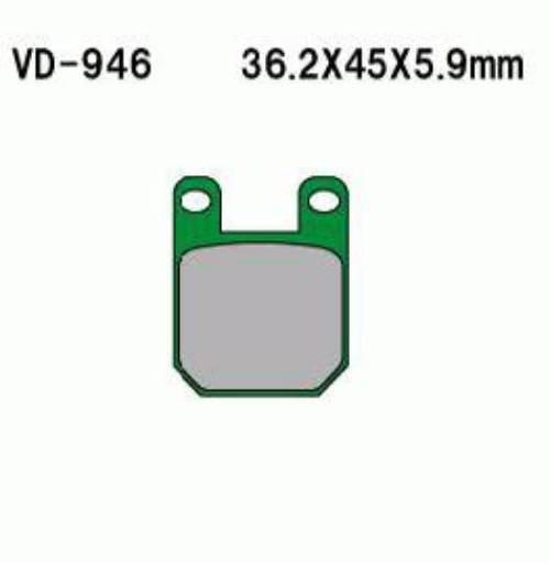 Klocki hamulcowe zaciski brembo rr/peugeot PF 22 510 1400