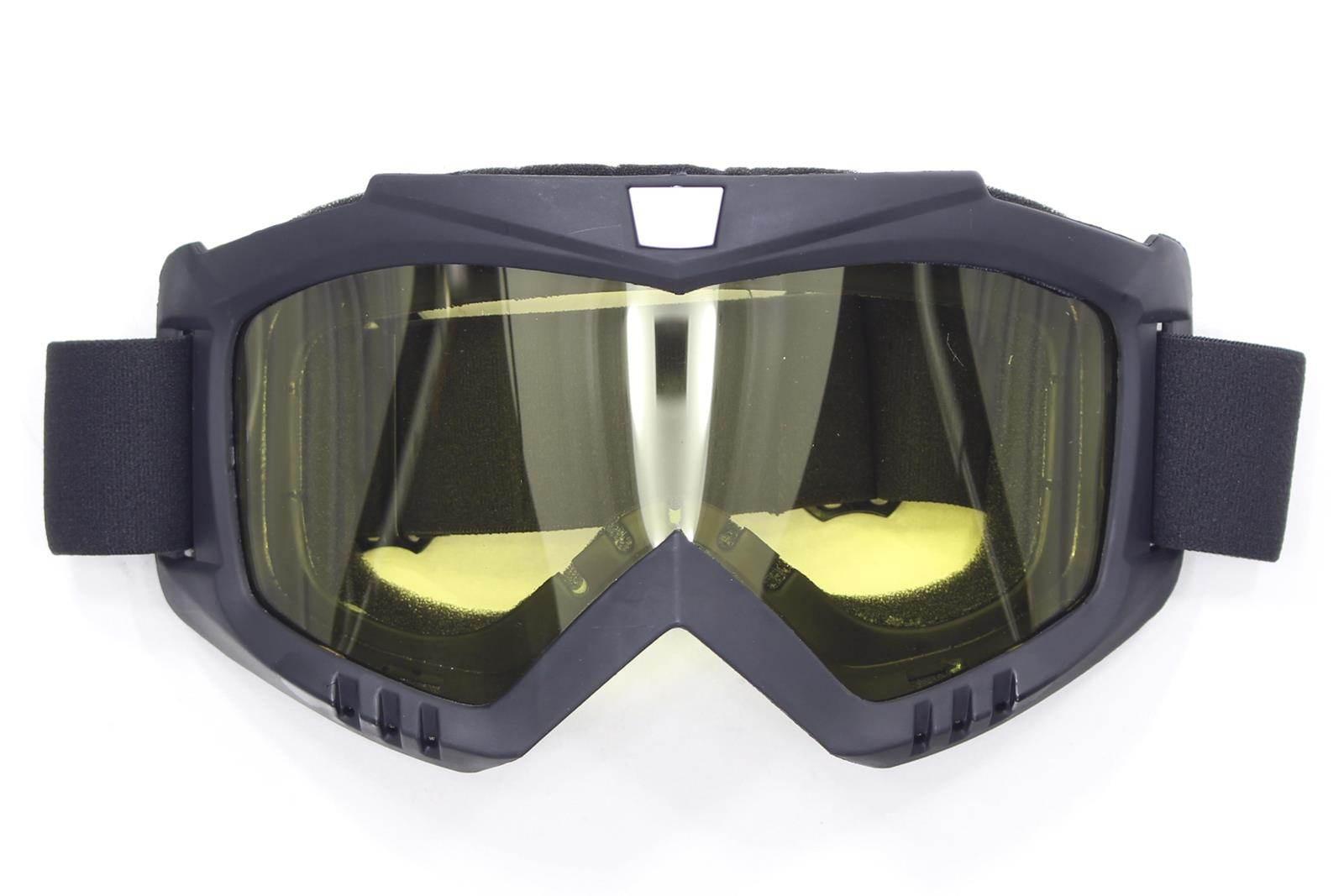 Gogle Wb A-04 Black Yellow