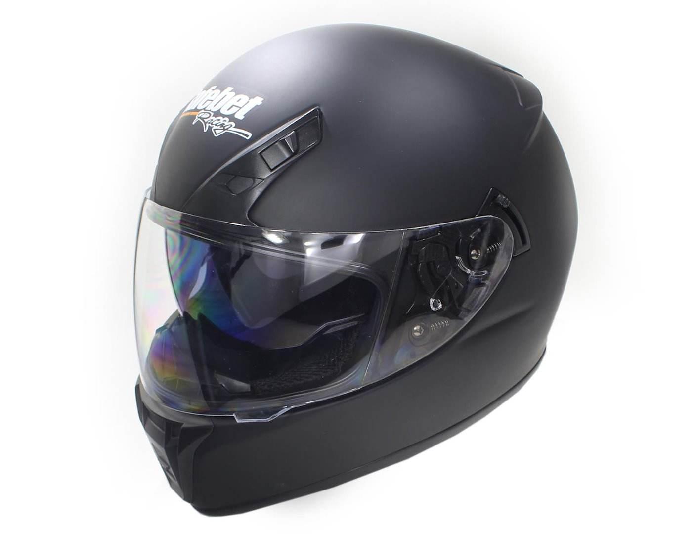 Kask Safebet Hf-125A Flat Black S (Brak Ece) Fmvss 218
