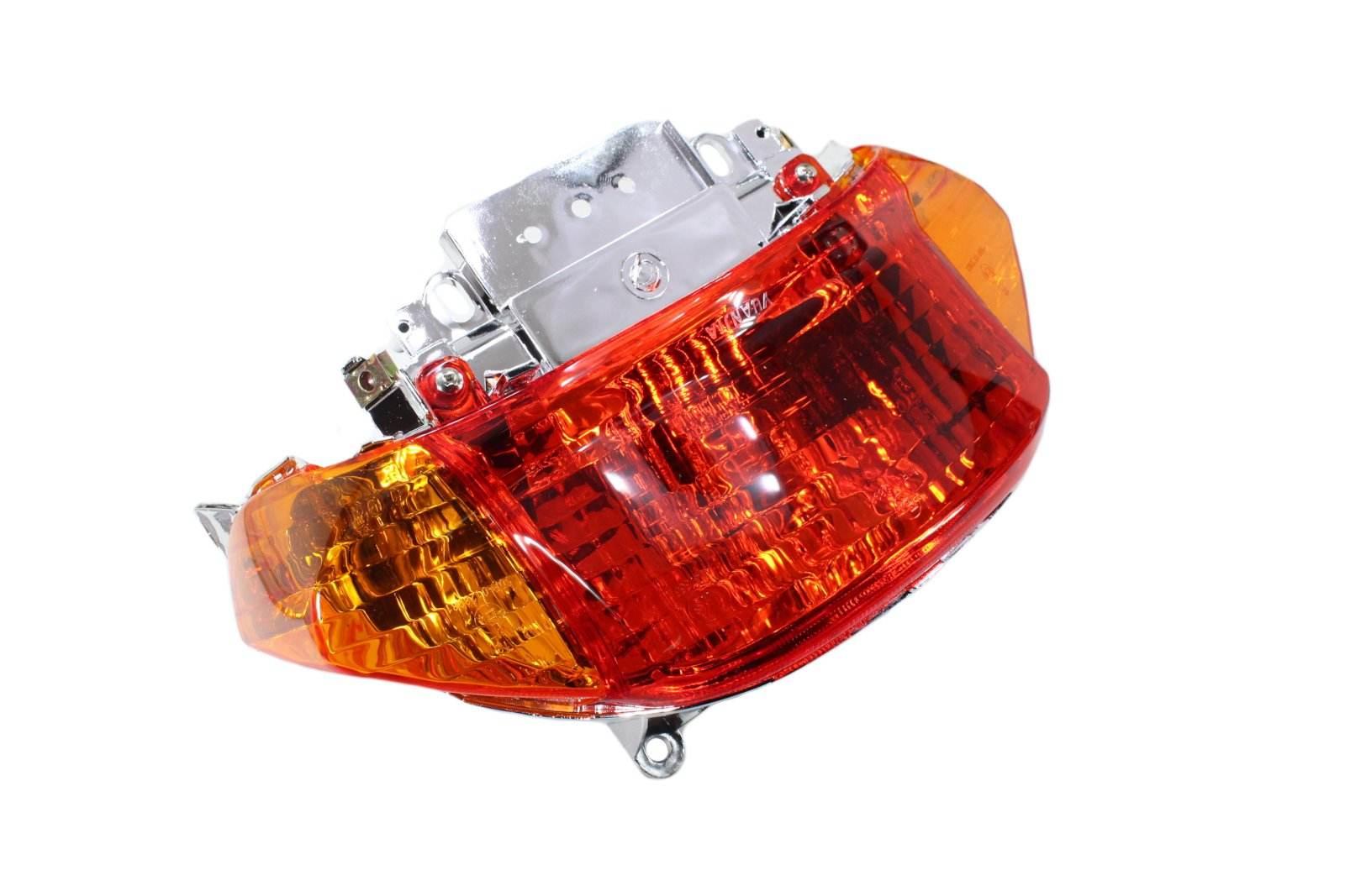 Lampa Tył Gy6 Skuter Koło 10'' Pomarańczowe Kierunkowskazy
