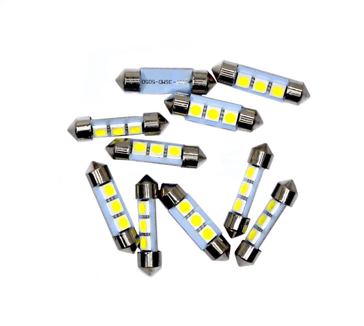 Żarówka 12V 5W Rurka 36Mm Led Kpl. 10Szt Wb