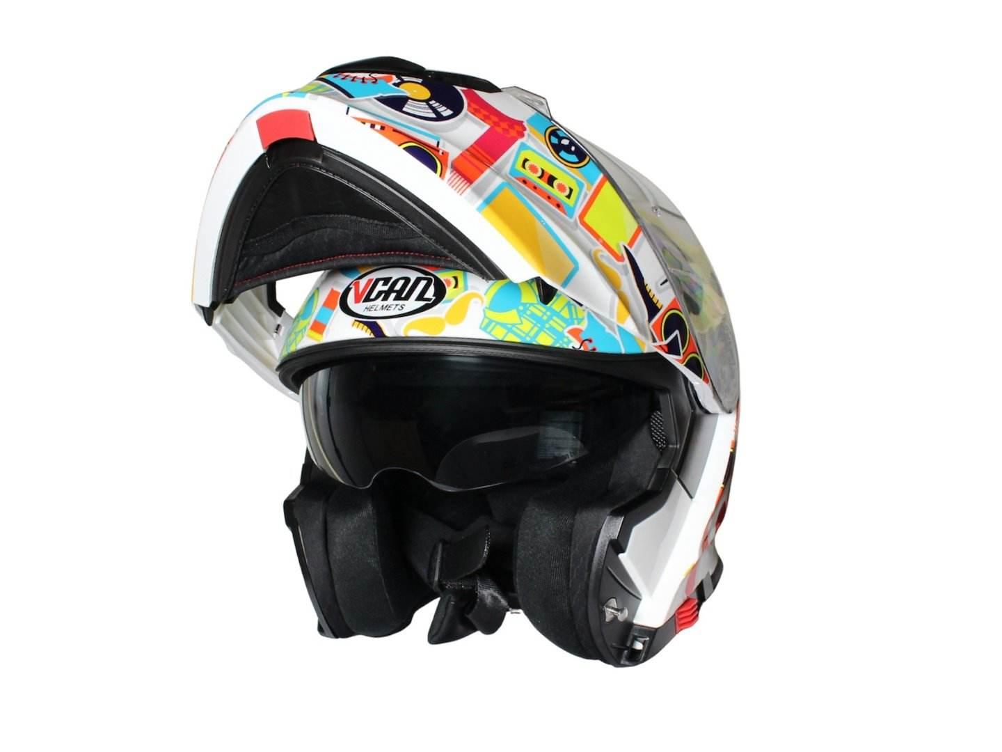 Kask Vcan H271 White Modern Xl