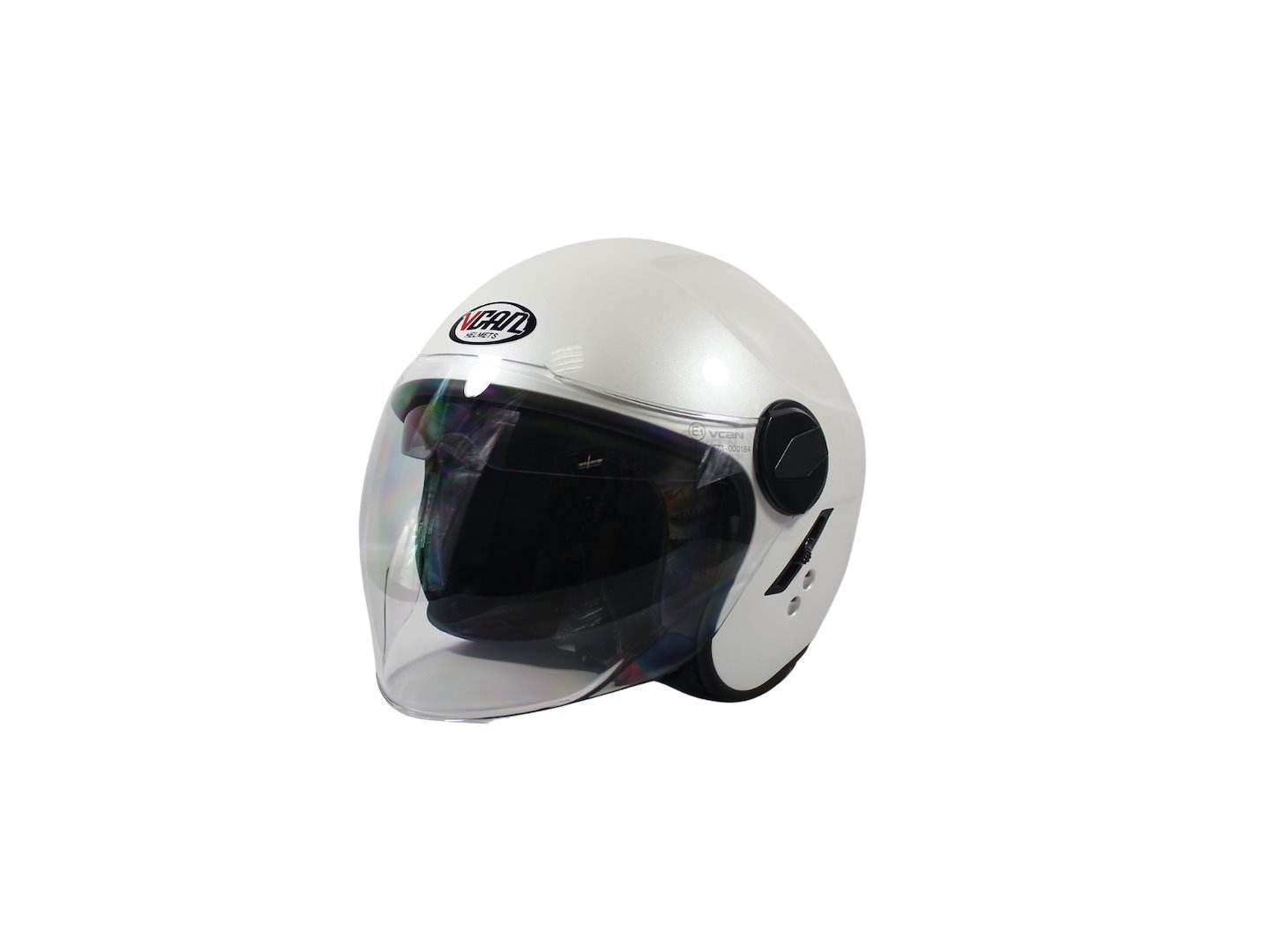 Kask Vcan H595 Pearl White L