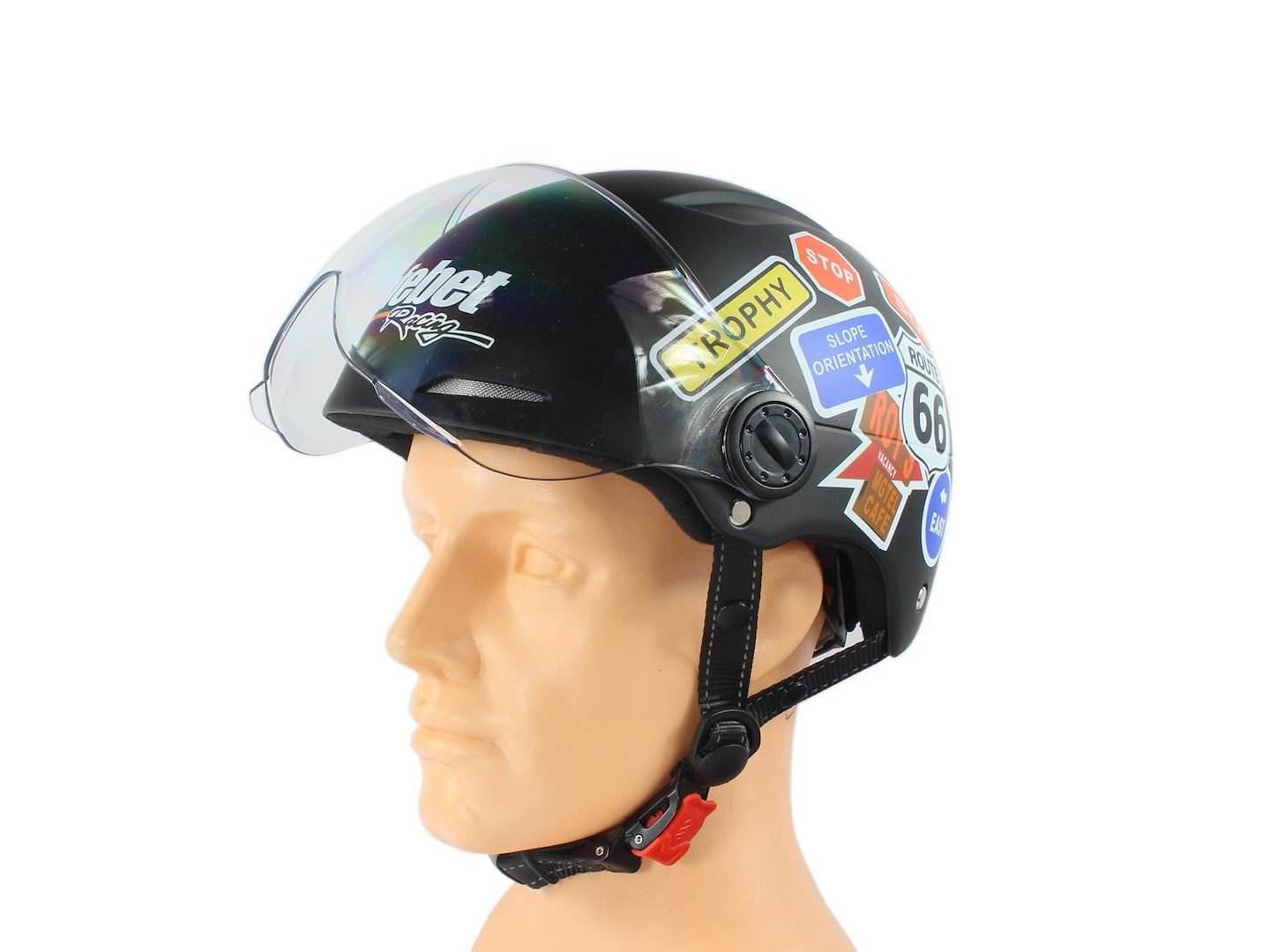 Kask Safebet Hf-333 Flat Black X29 L (Brak Ece)