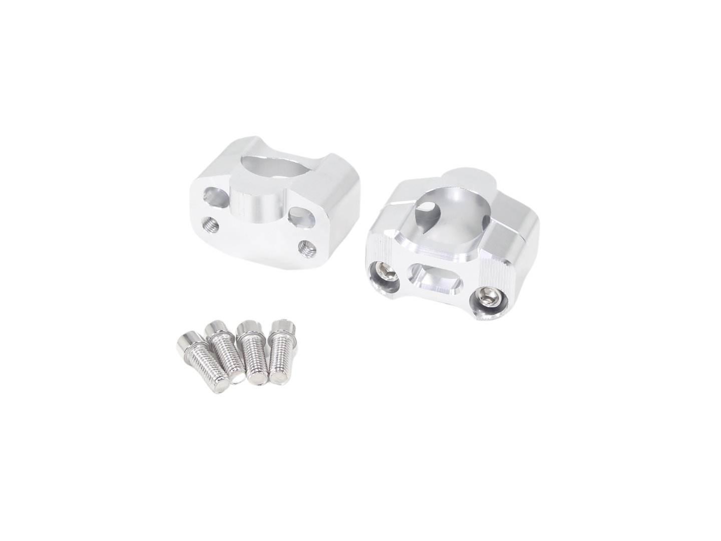 Mocowanie Kierownicy Wieżyczki 28Mm Srebrne Hb