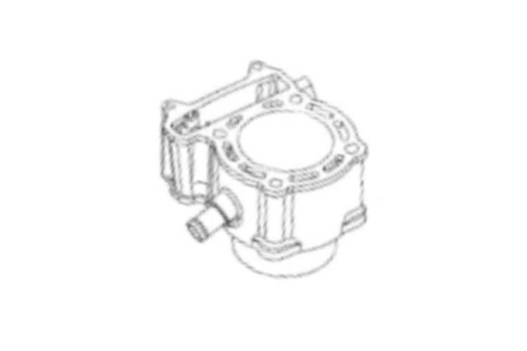 Cylinder kymco mxu 300 - 300r - new mxu 300 - maxxer 300 12100-LDE9-E00