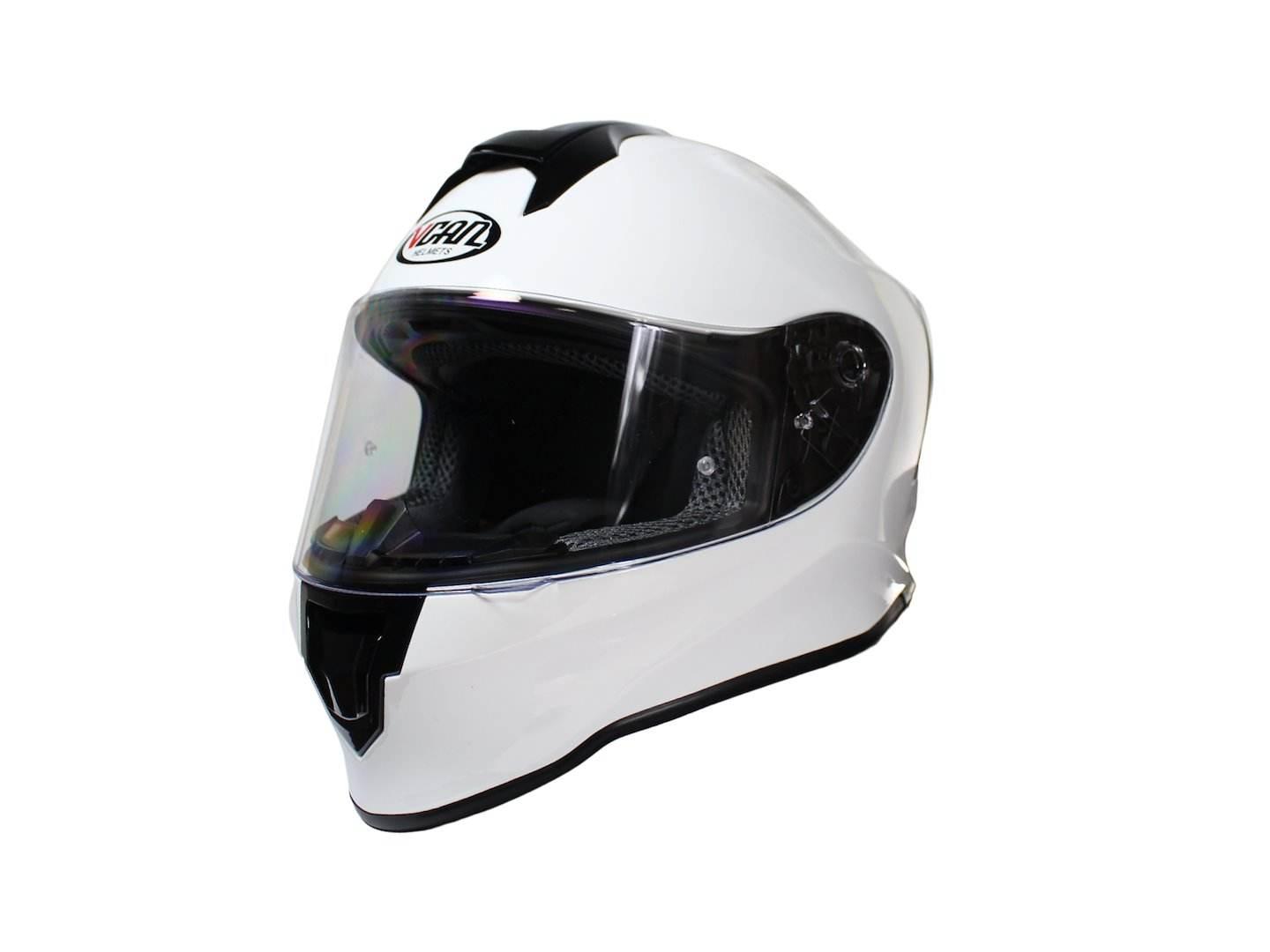 Kask Vcan H151 Gloss White Kid Yl 51-52 Junior Dziecięcy