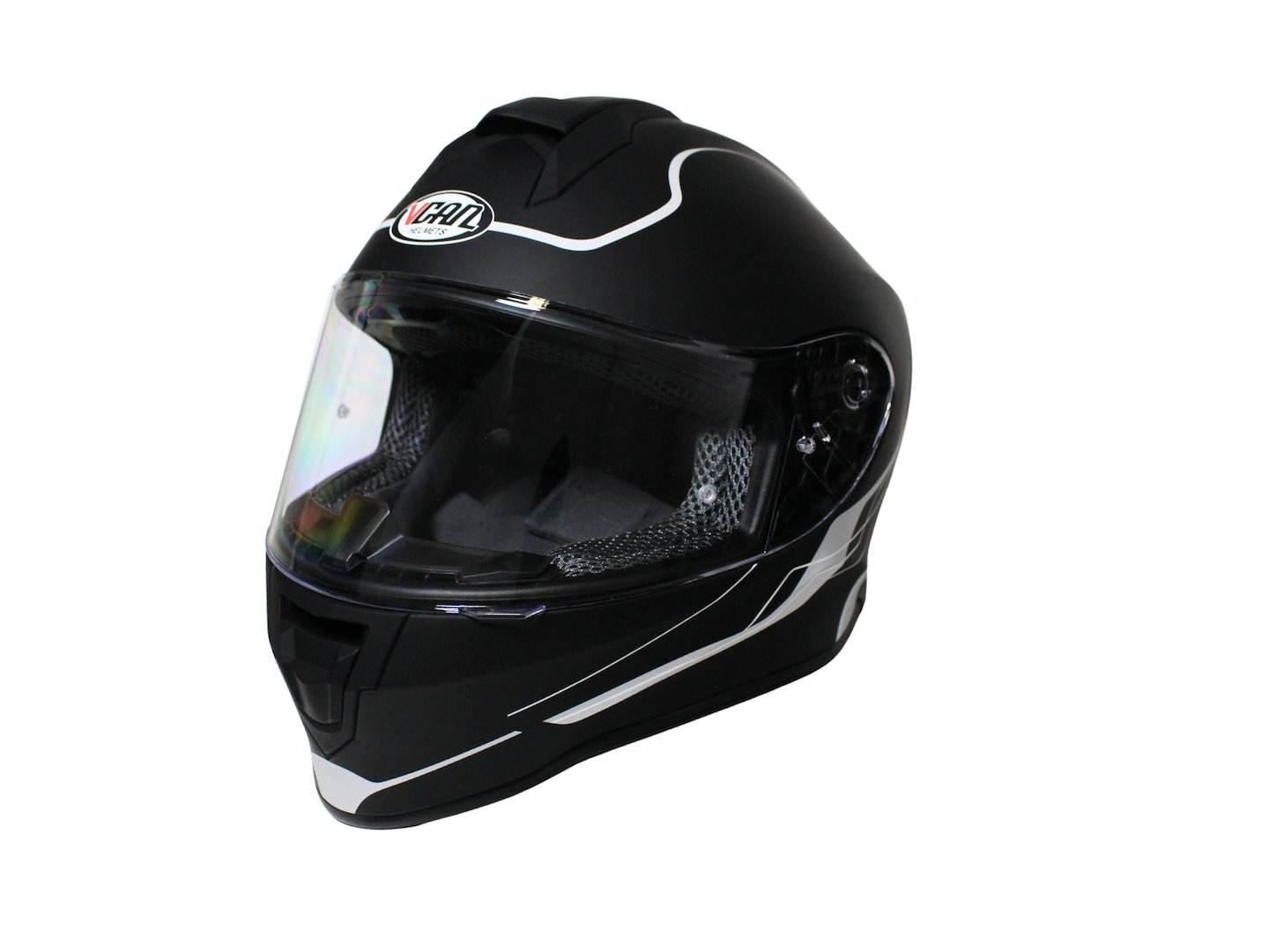 Kask Vcan H151 Matt Black Grey Kid Yl 51-52 Junior Dziecięcy