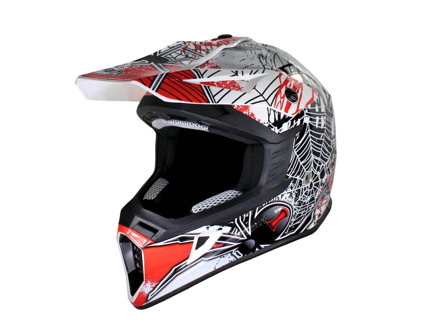Kask Vcan H325 White Black Widow Red M
