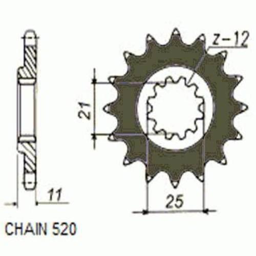 Zebatka napedowa sunstar sunf383-15