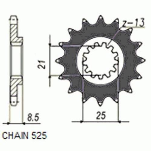 Zebatka napedowa sunstar sunf428-16