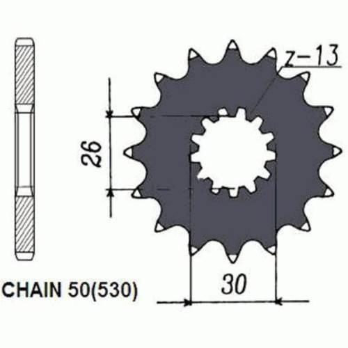 Zebatka napedowa sunstar sunf524-19