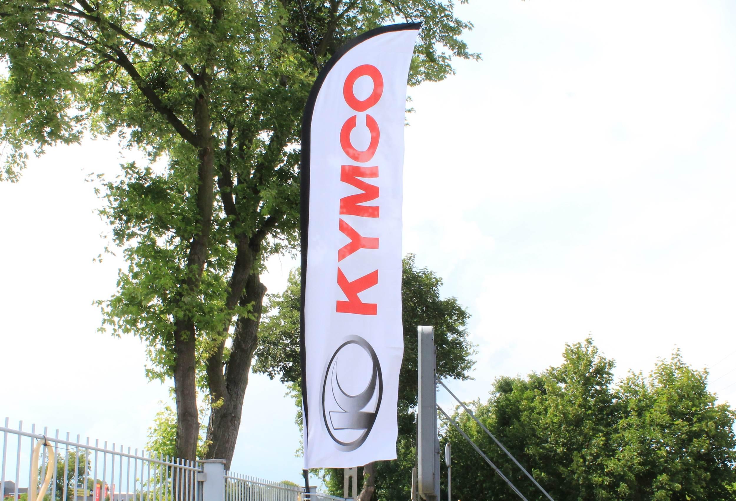 Flaga bowflag kymco (flaga, maszt, podstawa)
