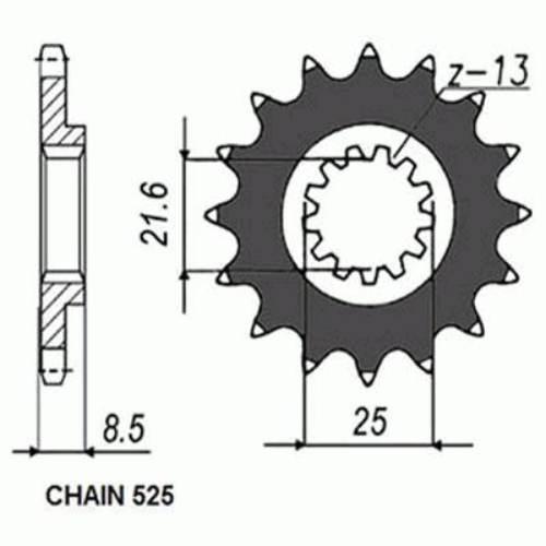 Zebatka napedowa sunstar sunf431-15