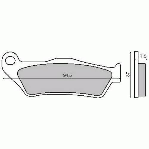 Klocki hamulcowe majesty,skyliner 125 RMS 22 510 0430