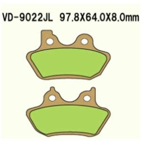 Klocki hamulcowe vesrah sintered metal vd-9022jl