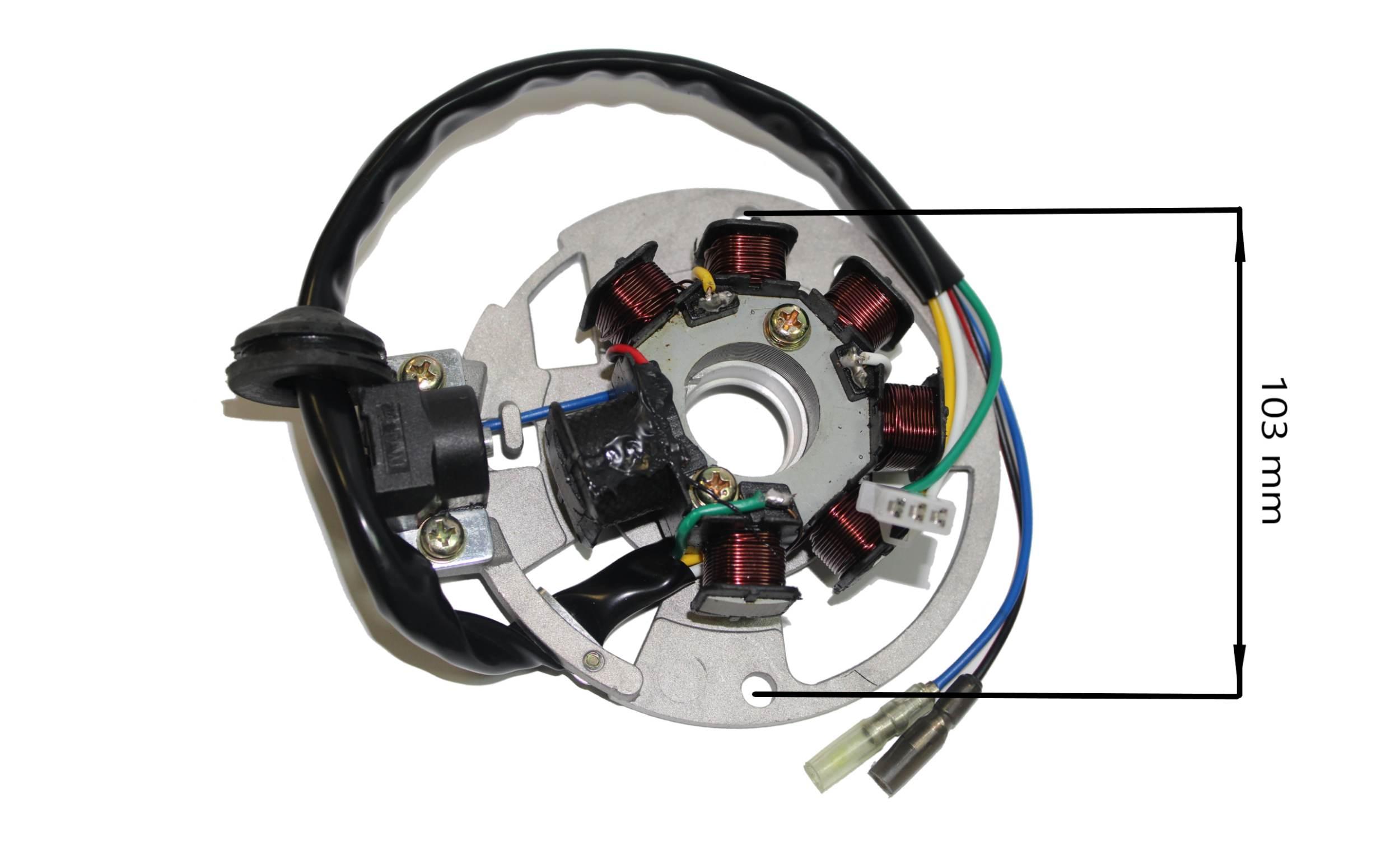 Stojan alternatora power force yamaha / keeway 2t alt000254a