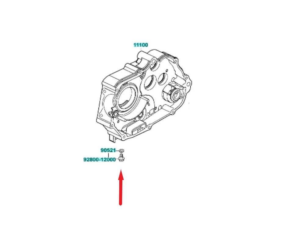 Śruba zlewowa 12mm nexxon activ 50ccm kymco 92800-1200