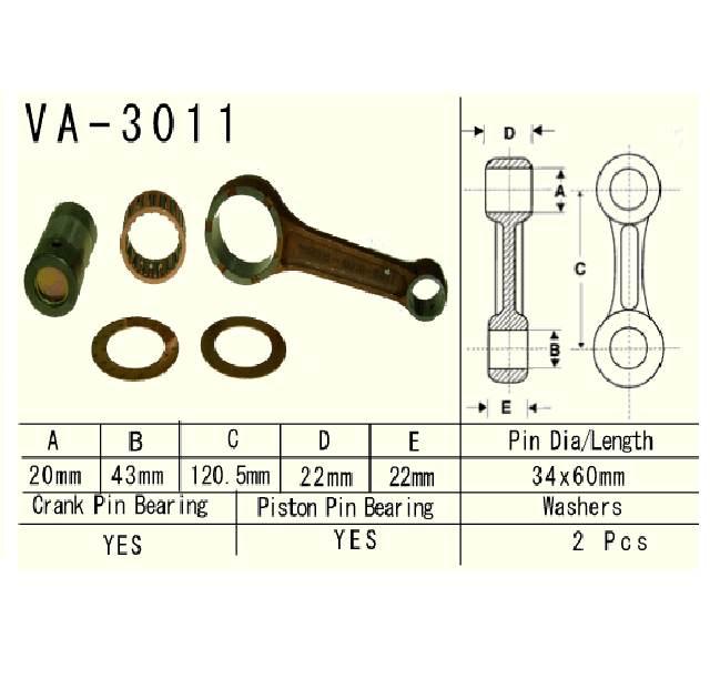 Vesrah - korbowód suzuki lt-f400 / lt-f400f 02-15r VA-3011