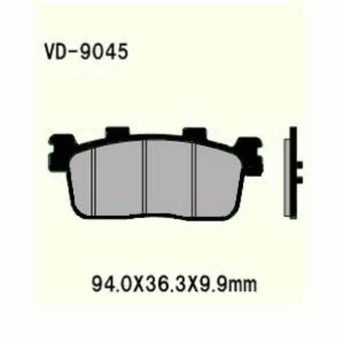 Klocki hamulcowe vesrah semi-metallic vd-9045 (fa427)