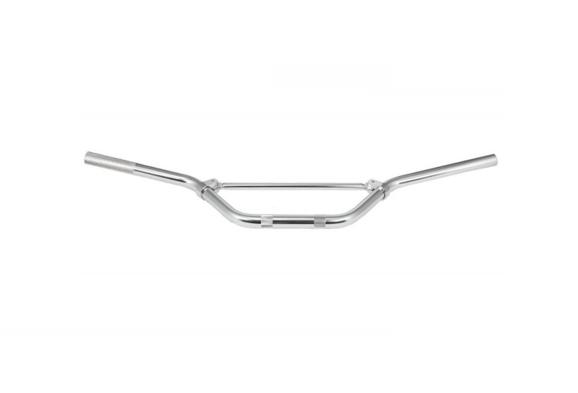 Kierownica motocyklowa z poprzeczką power force aluminium srebrna