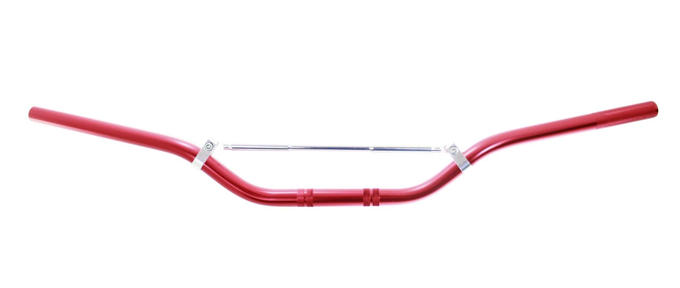 Kierownica motocyklowa z poprzeczką power force aluminium czerwona